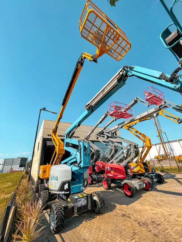 aluguel de plataforma elevatória industrial