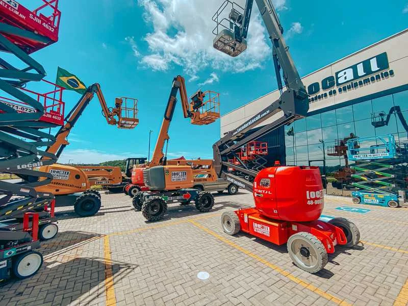 Aluguel de Plataforma Elétrica Articulada Preço Londrina